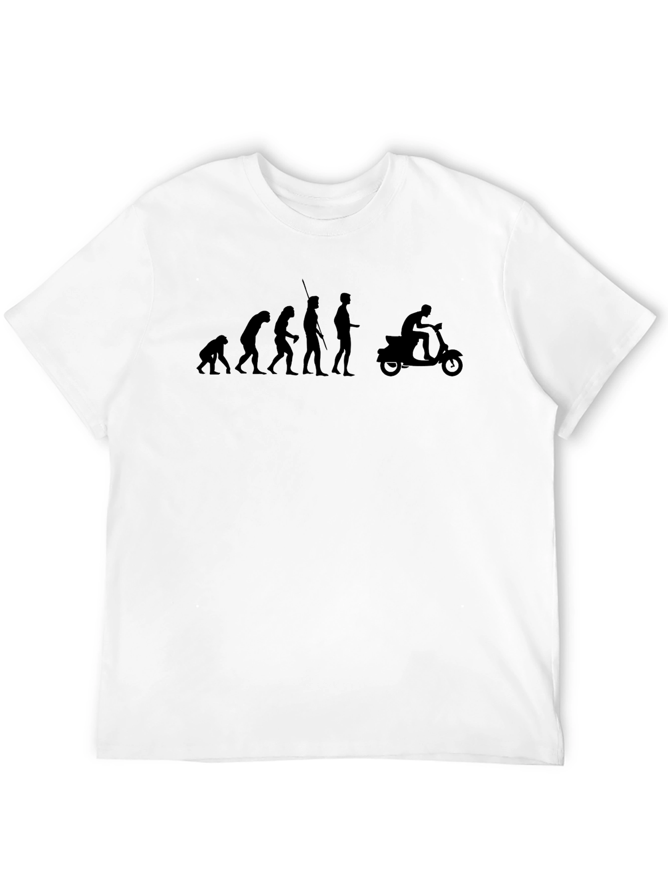 Evolution to Scooter Black T-Shirt