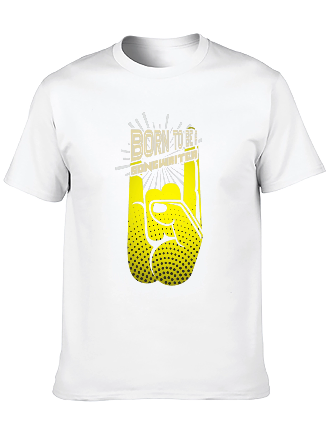 Born to Be a Songwriter Black Graphic Tee