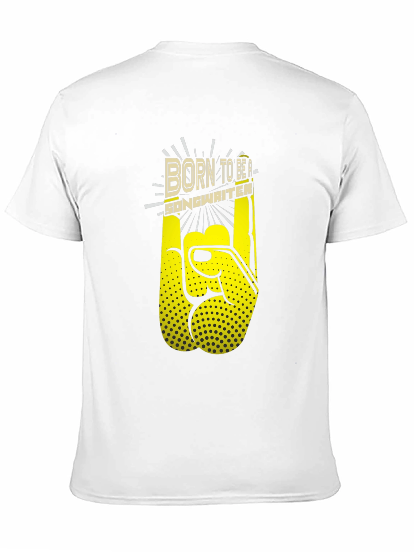 Born to Be a Songwriter Black Graphic Tee