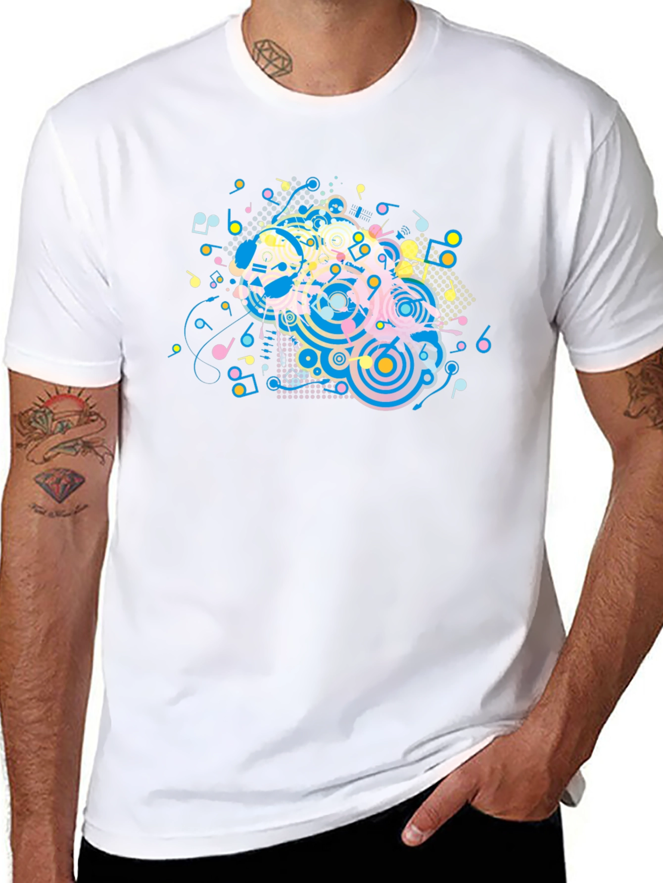 Abstract Music T-Shirt