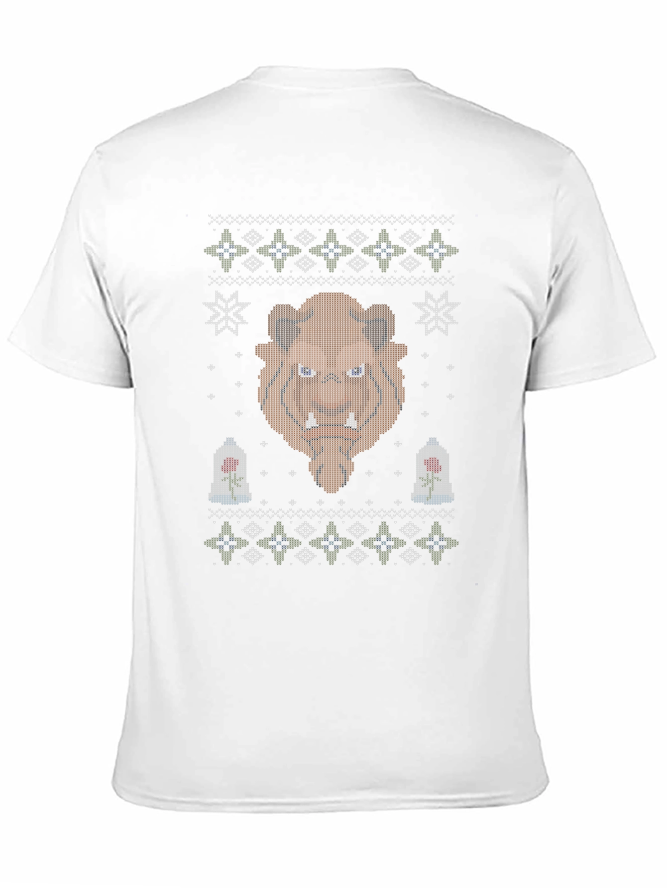 Beauty and the Beast Ugly Christmas Sweater T-Shirt
