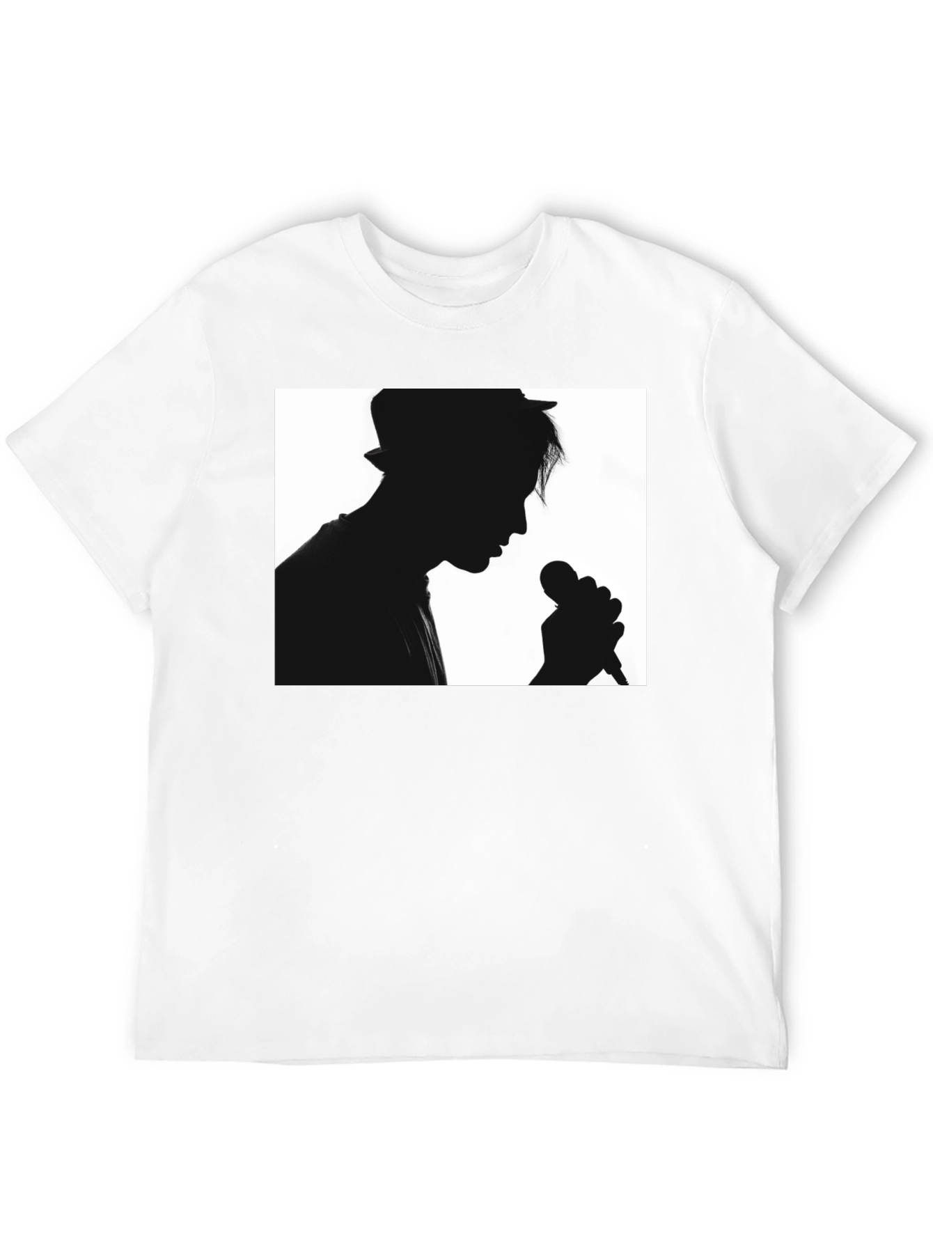 Silhouette Singer Black T-Shirt