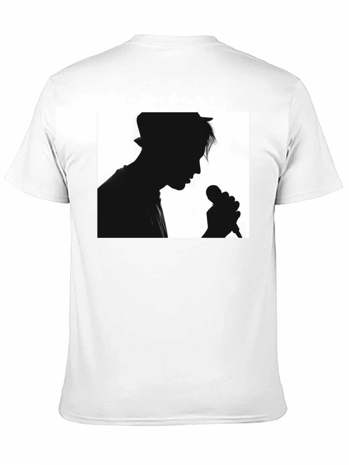 Silhouette Singer Black T-Shirt