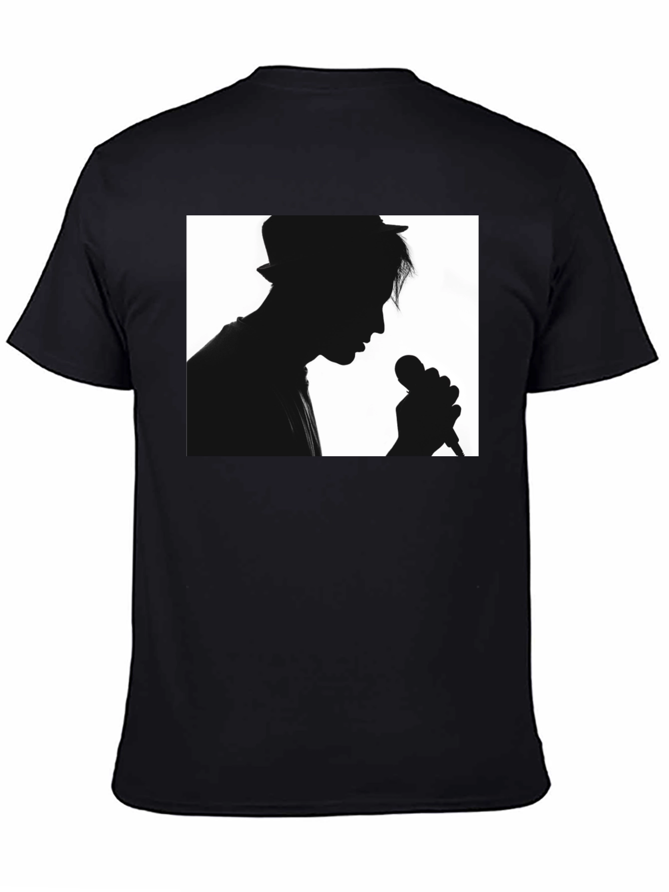 Silhouette Singer Black T-Shirt