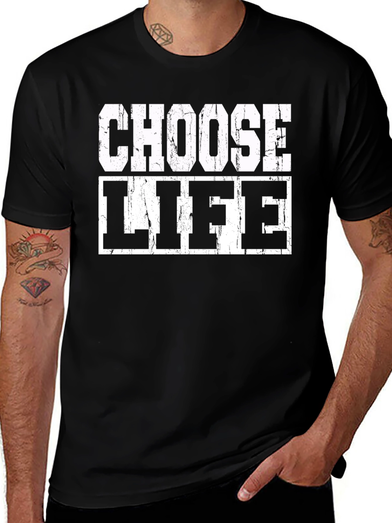 Choose Life Graphic Tee - Bold Statement T-Shirt