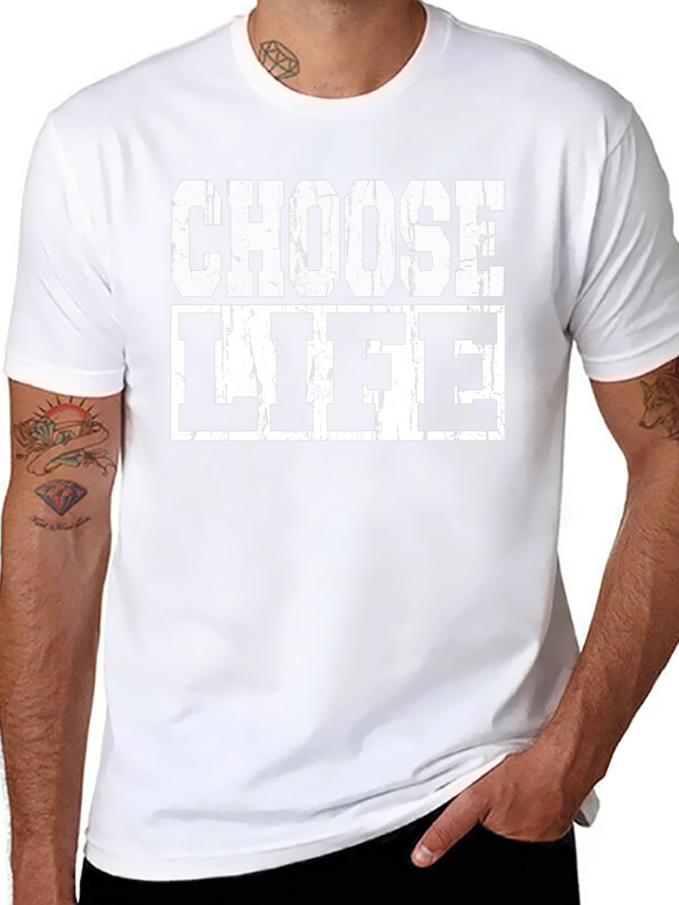 Choose Life Graphic Tee - Bold Statement T-Shirt
