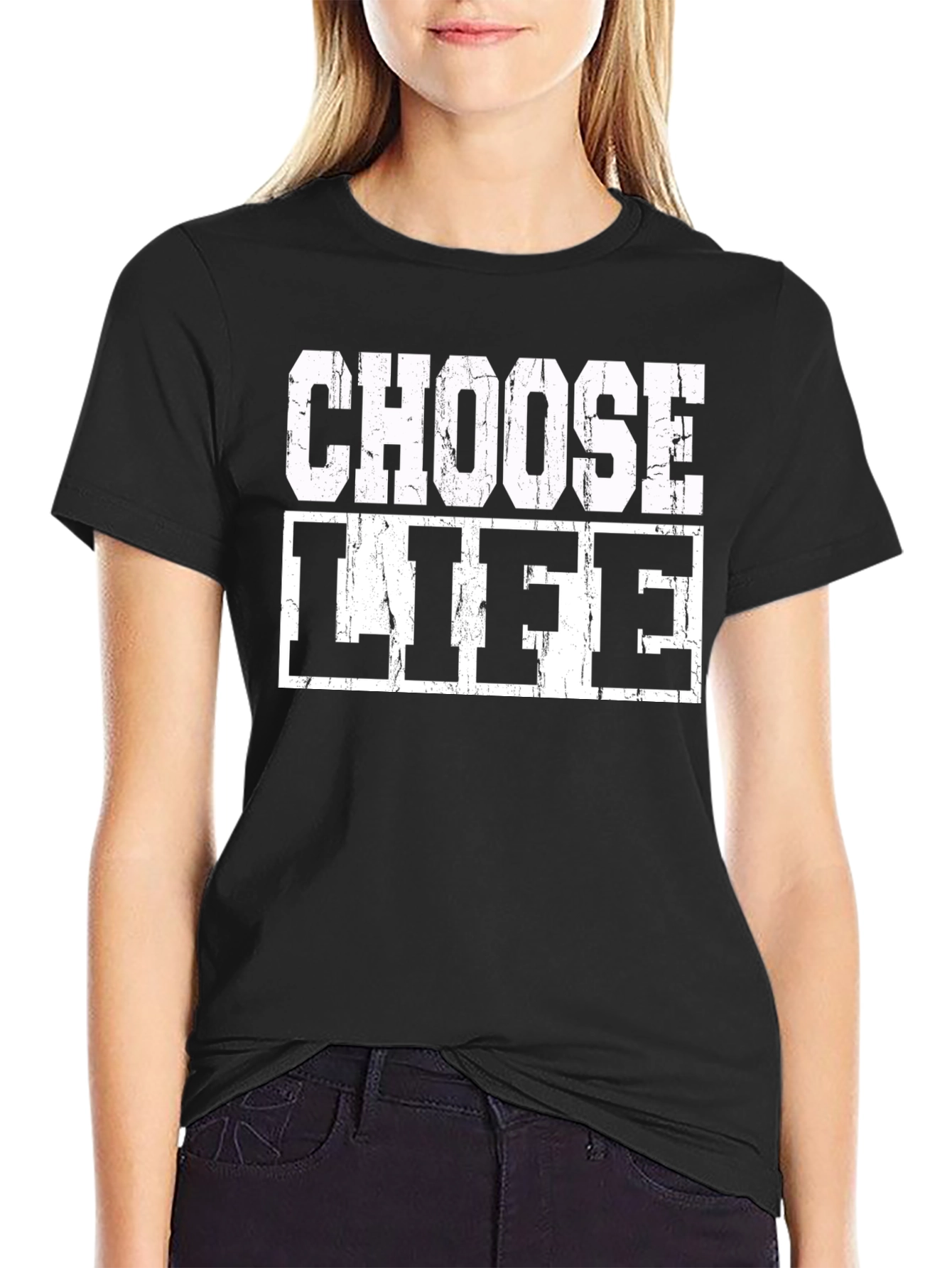 Choose Life Graphic Tee - Bold Statement T-Shirt