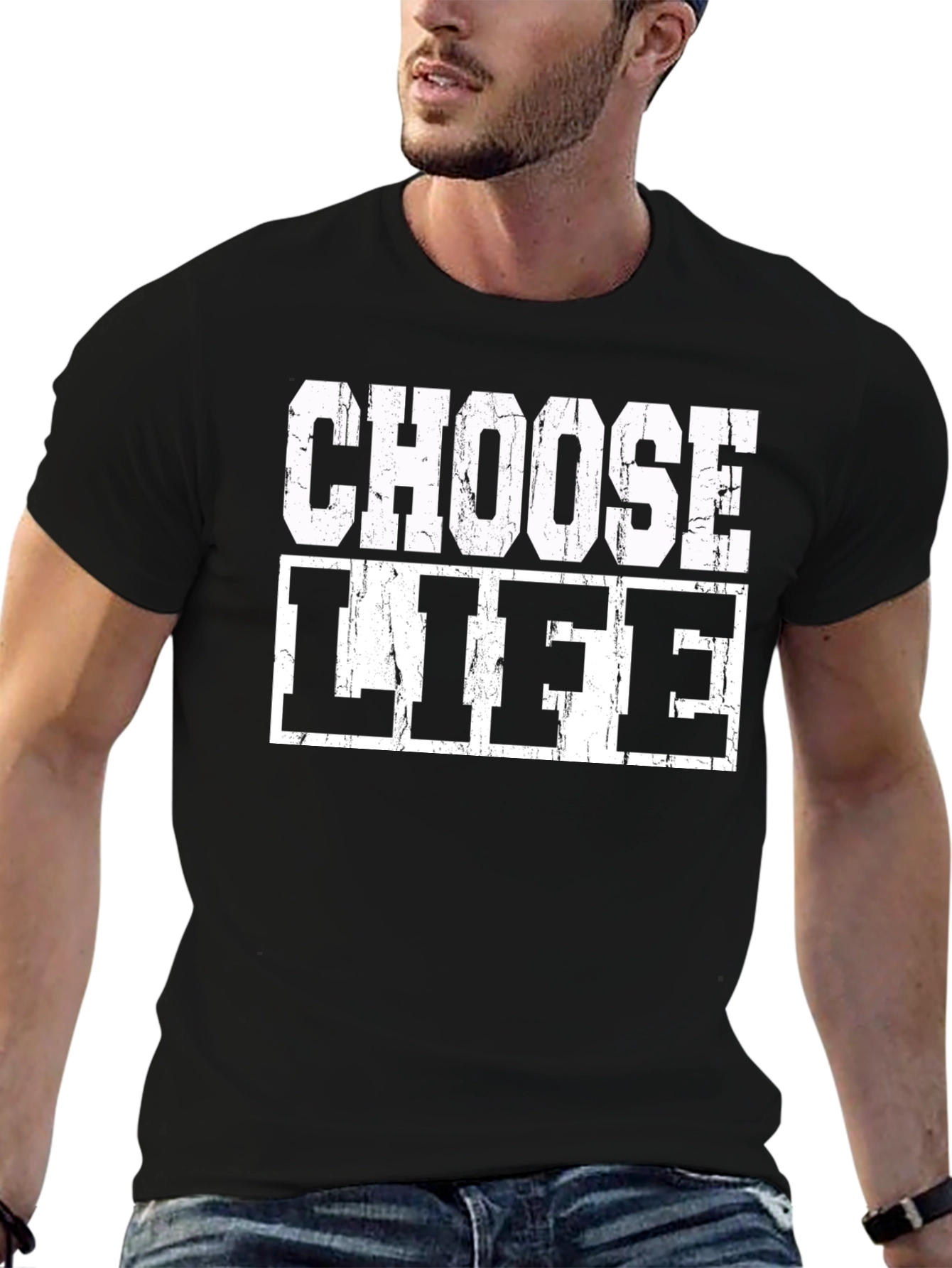 Choose Life Graphic Tee - Bold Statement T-Shirt
