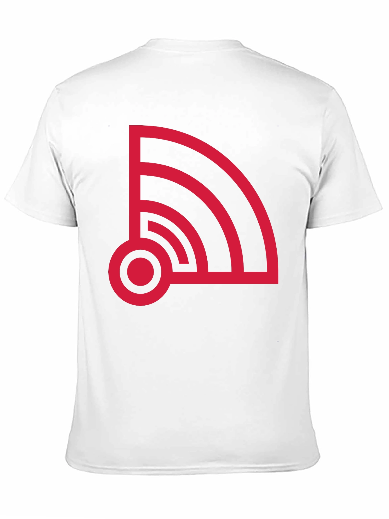 Retro WiFi Signal Graphic Tee - Black