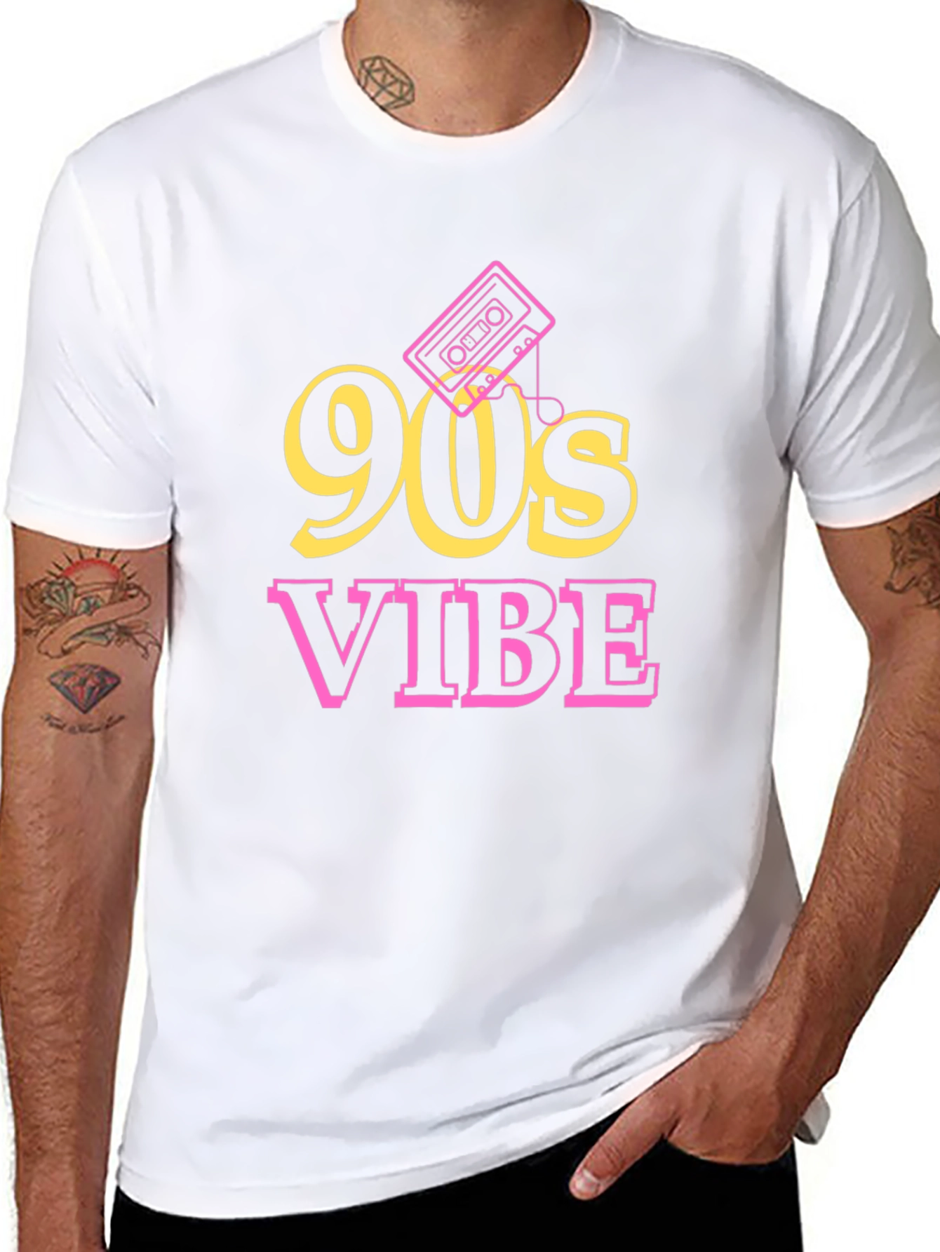 90s Vibe Graphic Tee - Retro Style