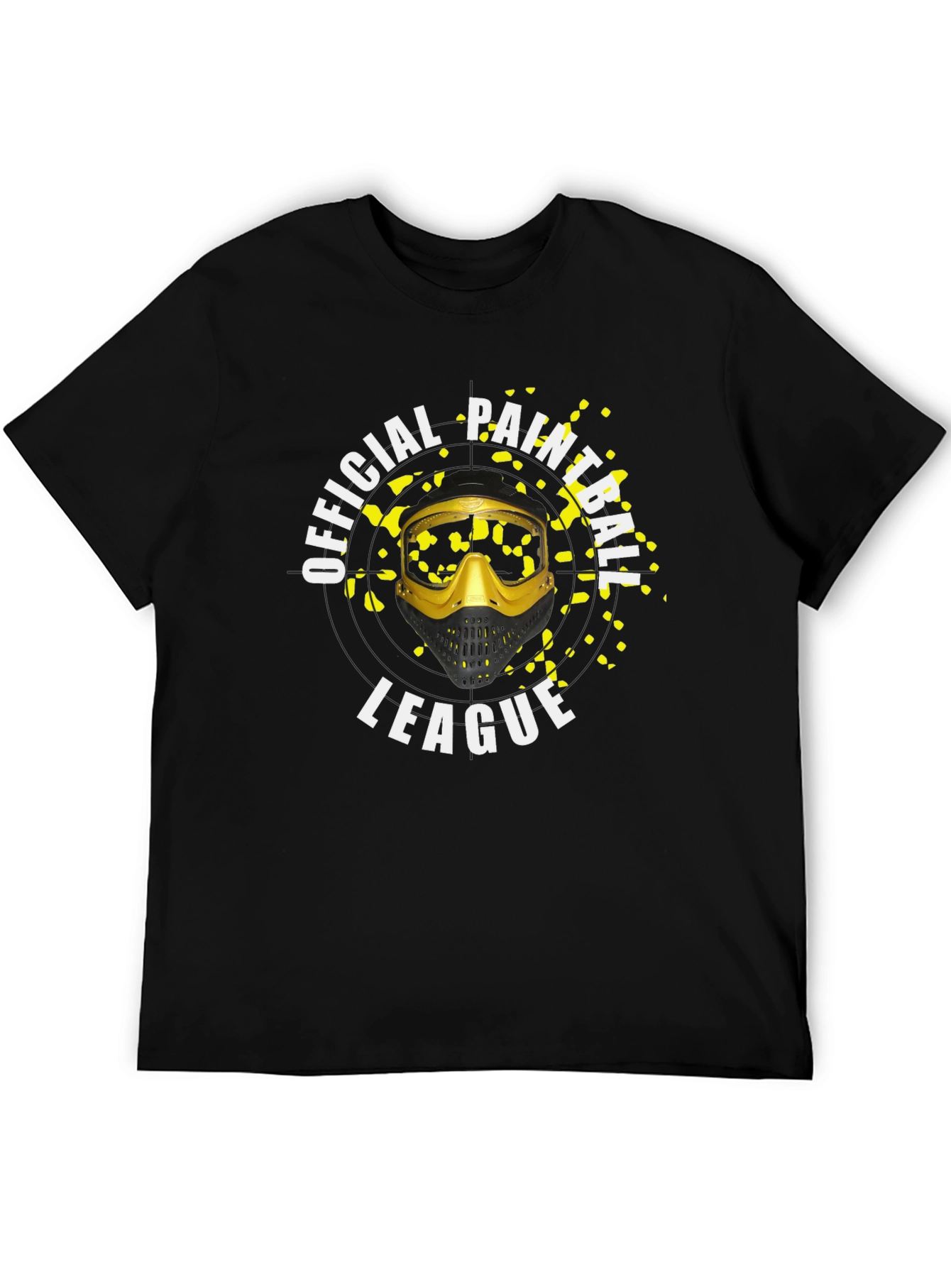 Official Paintball League Black T-Shirt