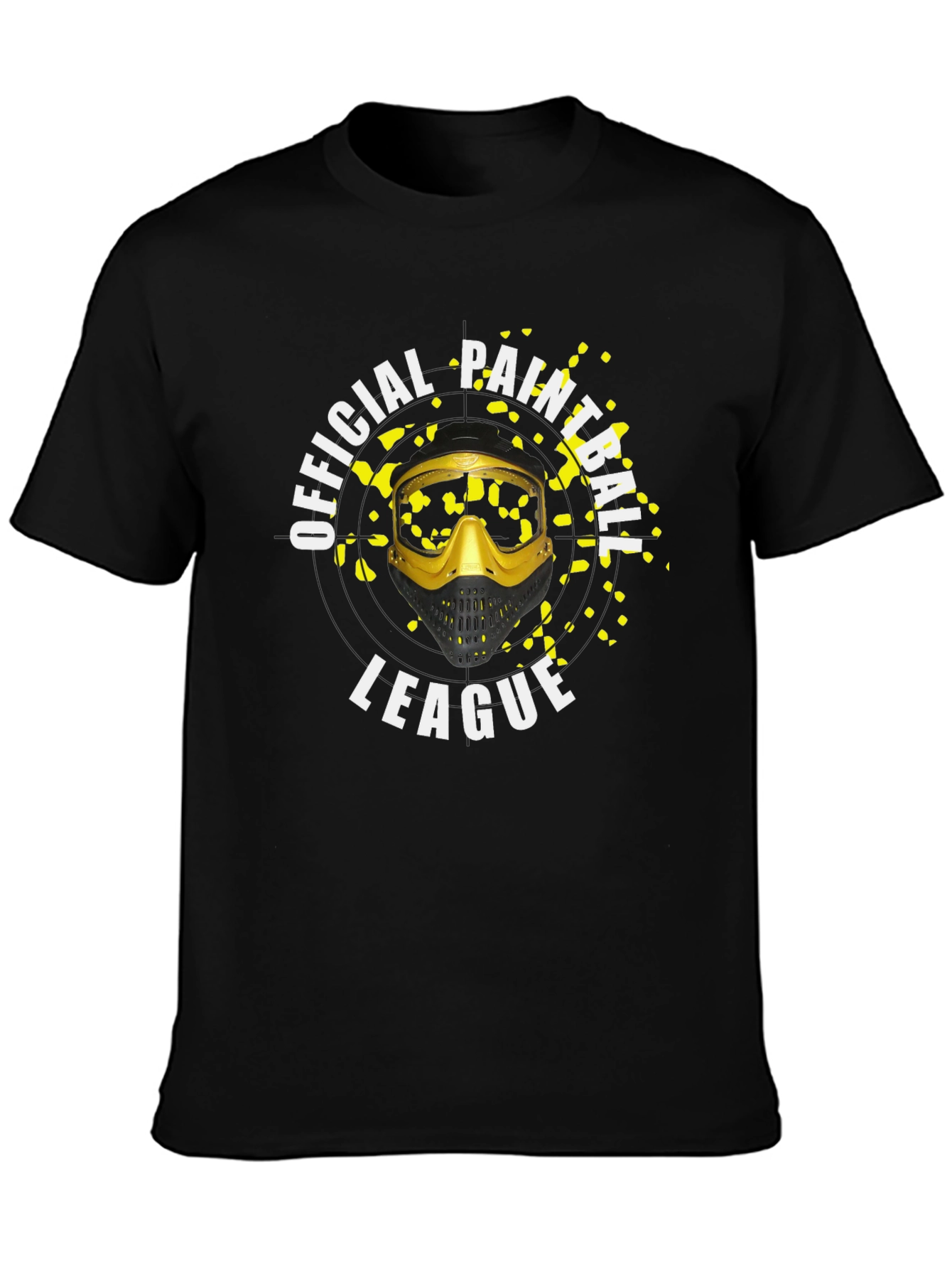 Official Paintball League Black T-Shirt