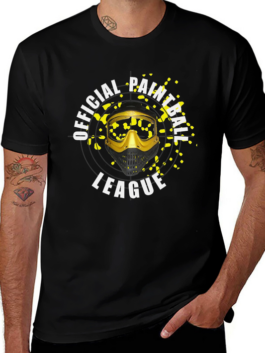 Official Paintball League Black T-Shirt