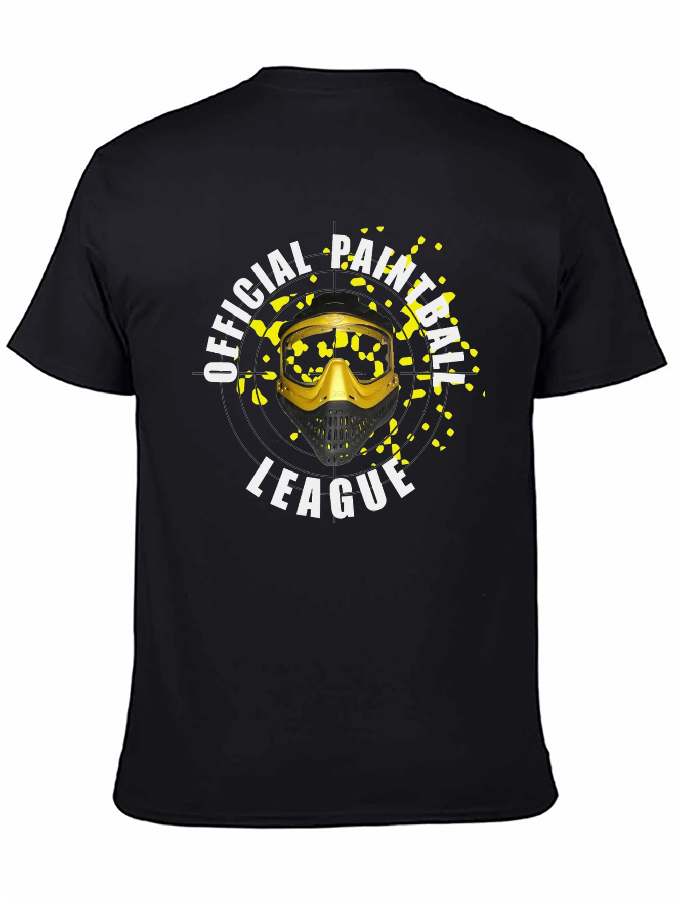 Official Paintball League Black T-Shirt