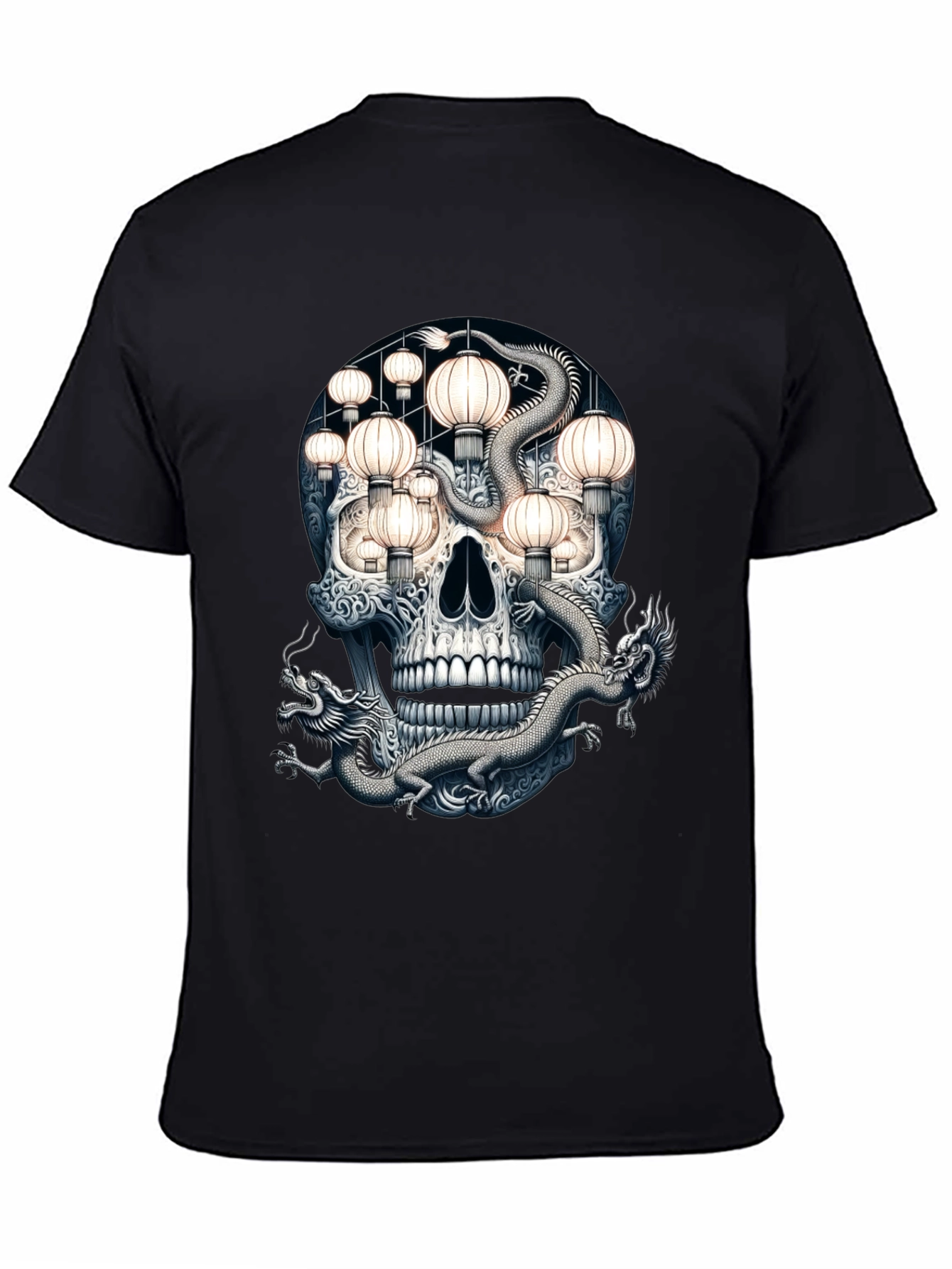 Skull & Dragon Lantern T-Shirt