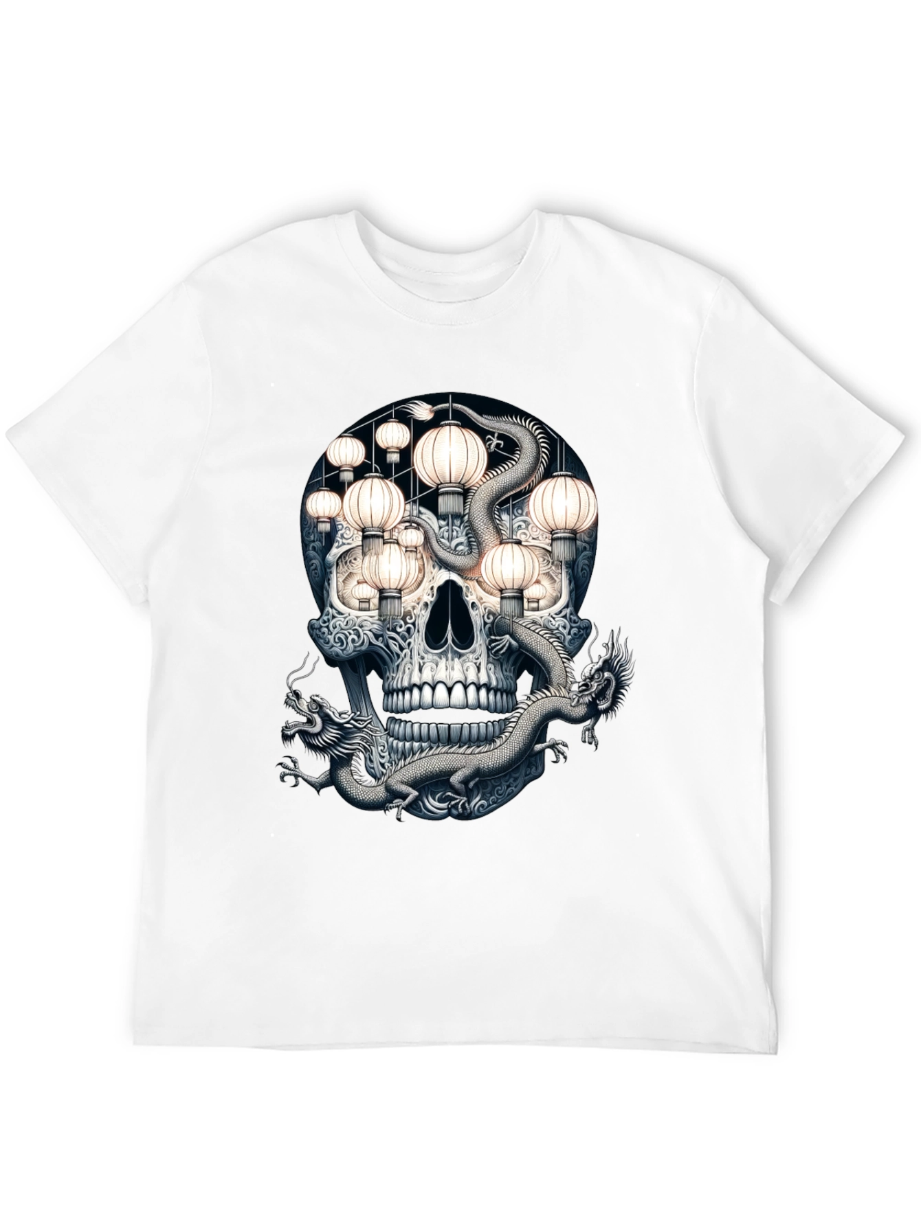 Skull & Dragon Lantern T-Shirt