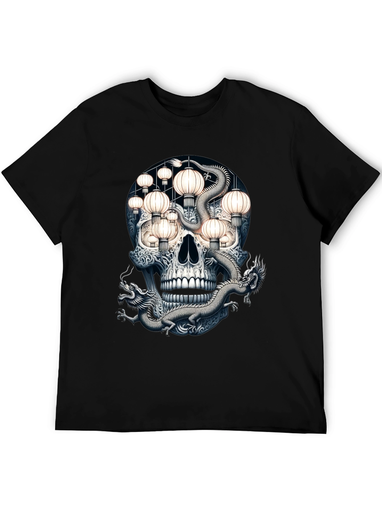 Skull & Dragon Lantern T-Shirt