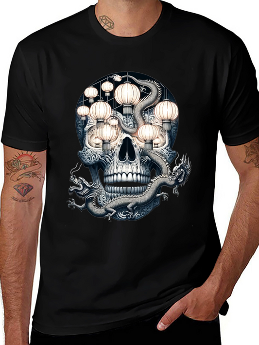 Skull & Dragon Lantern T-Shirt