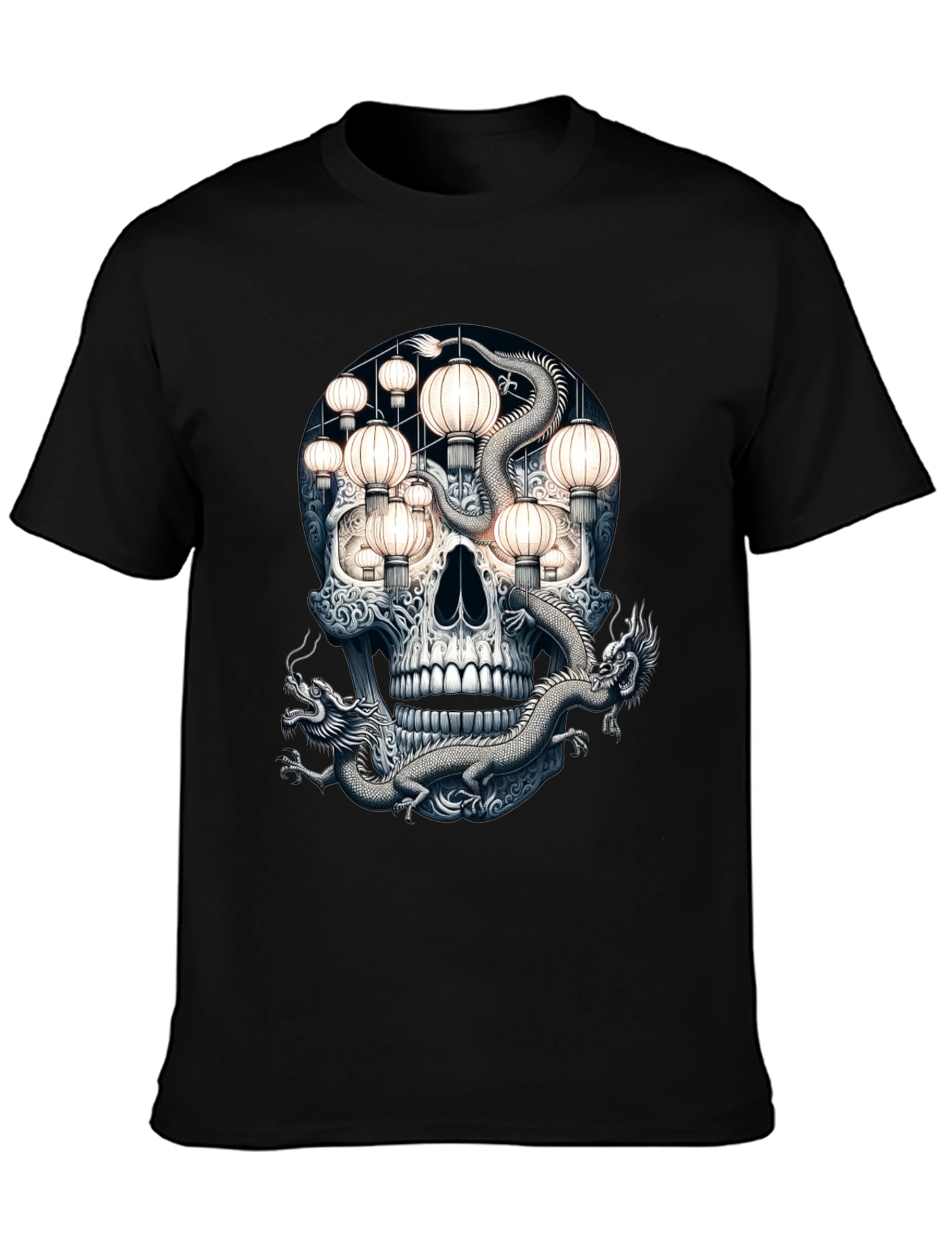 Skull & Dragon Lantern T-Shirt