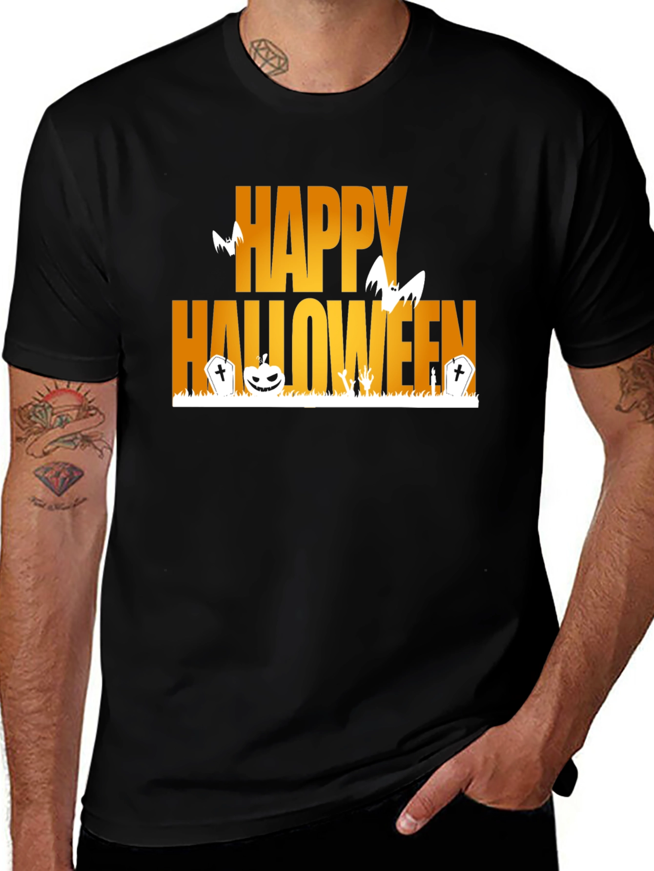 Happy Halloween T-Shirt: Spooky & Stylish