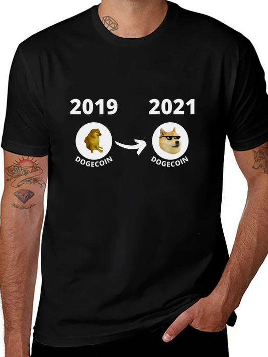 Dogecoin Evolution T-Shirt - Meme Crypto Tee