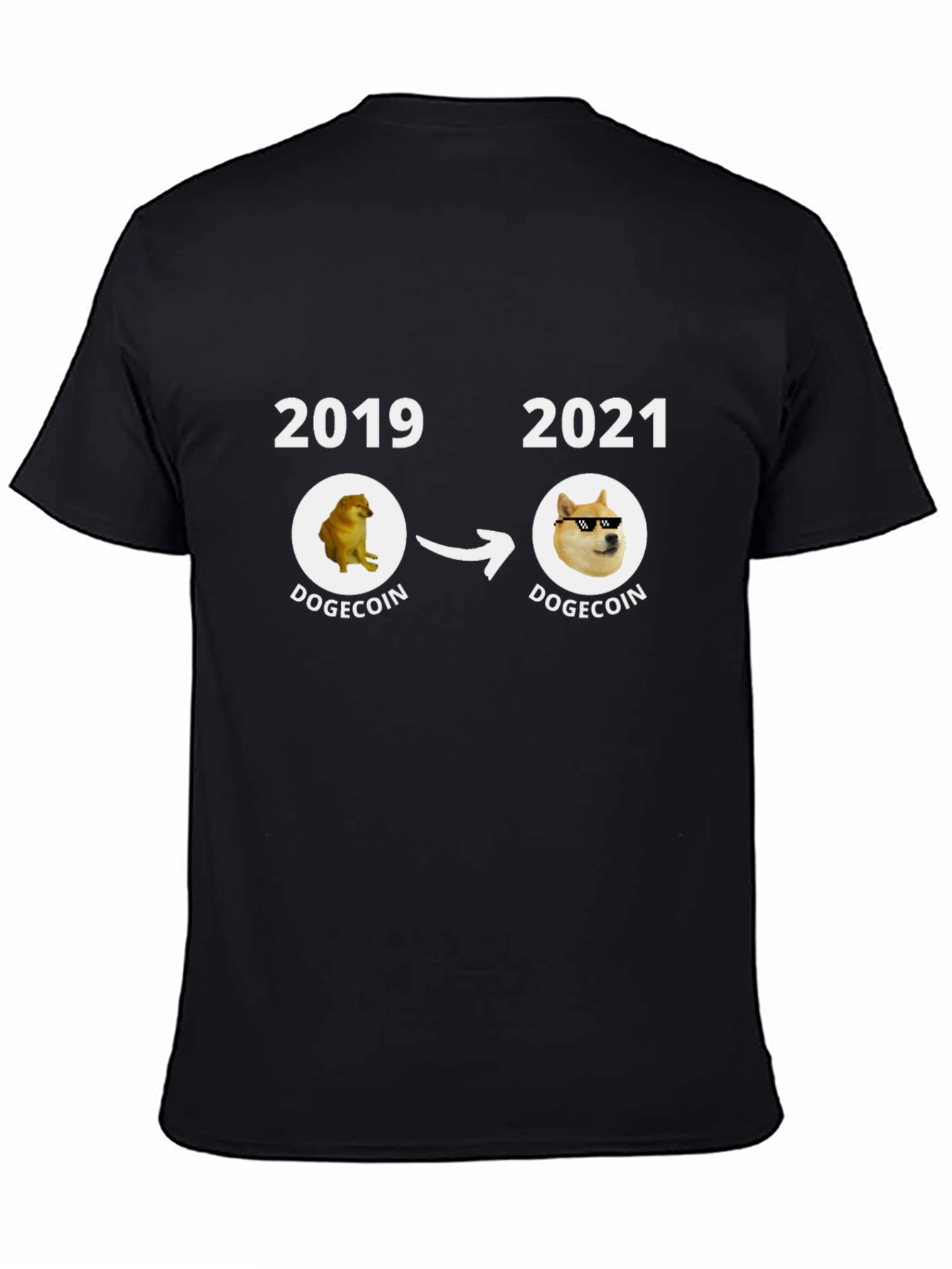 Dogecoin Evolution T-Shirt - Meme Crypto Tee