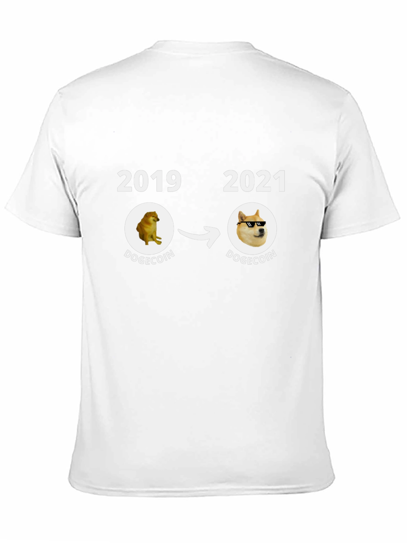 Dogecoin Evolution T-Shirt - Meme Crypto Tee