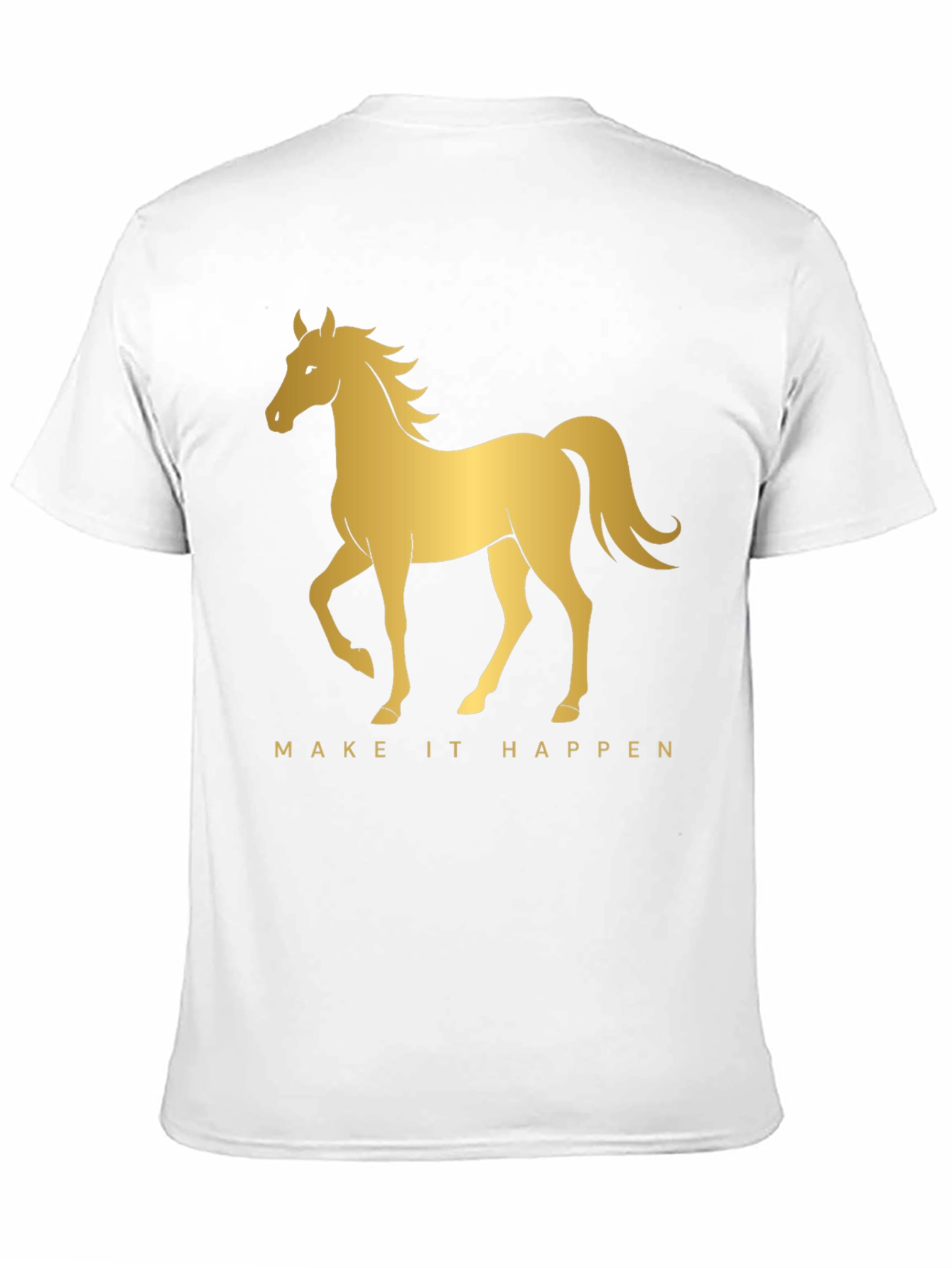 Golden Horse Graphic Tee - Make It Happen