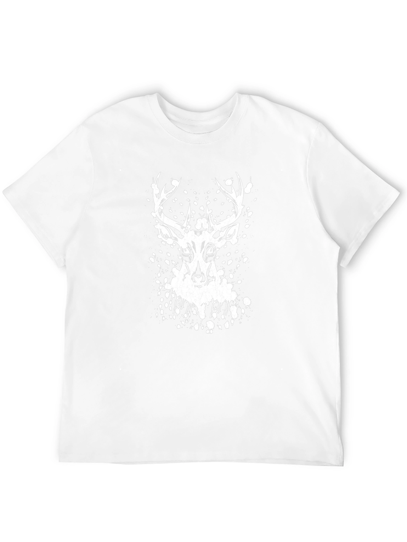 Deer Graphic Black T-Shirt