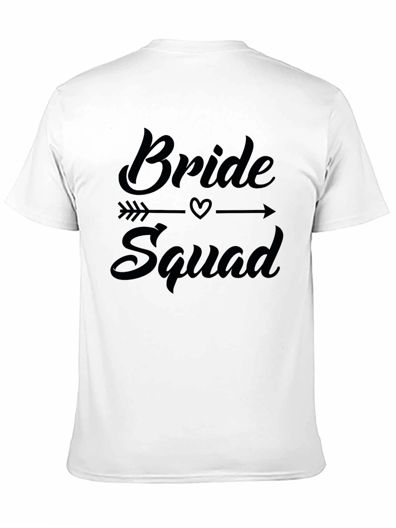 Bride Squad Graphic Crew Neck T-Shirt