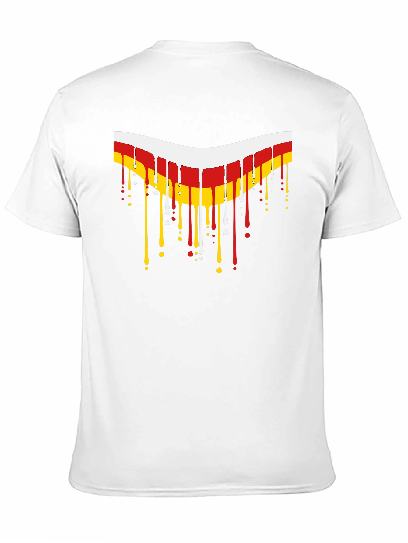 Dripping German Flag Style Graphic Tee