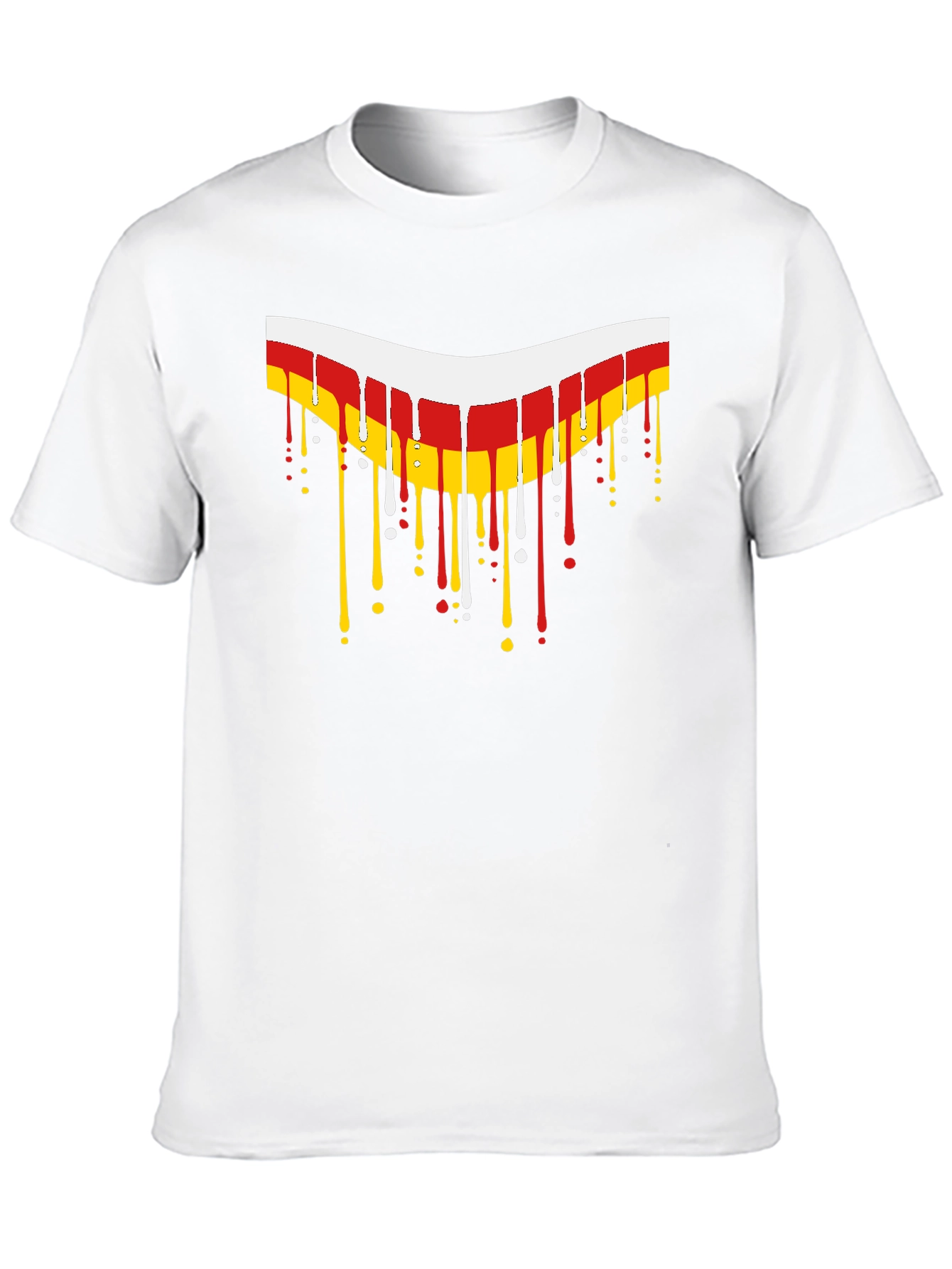 Dripping German Flag Style Graphic Tee
