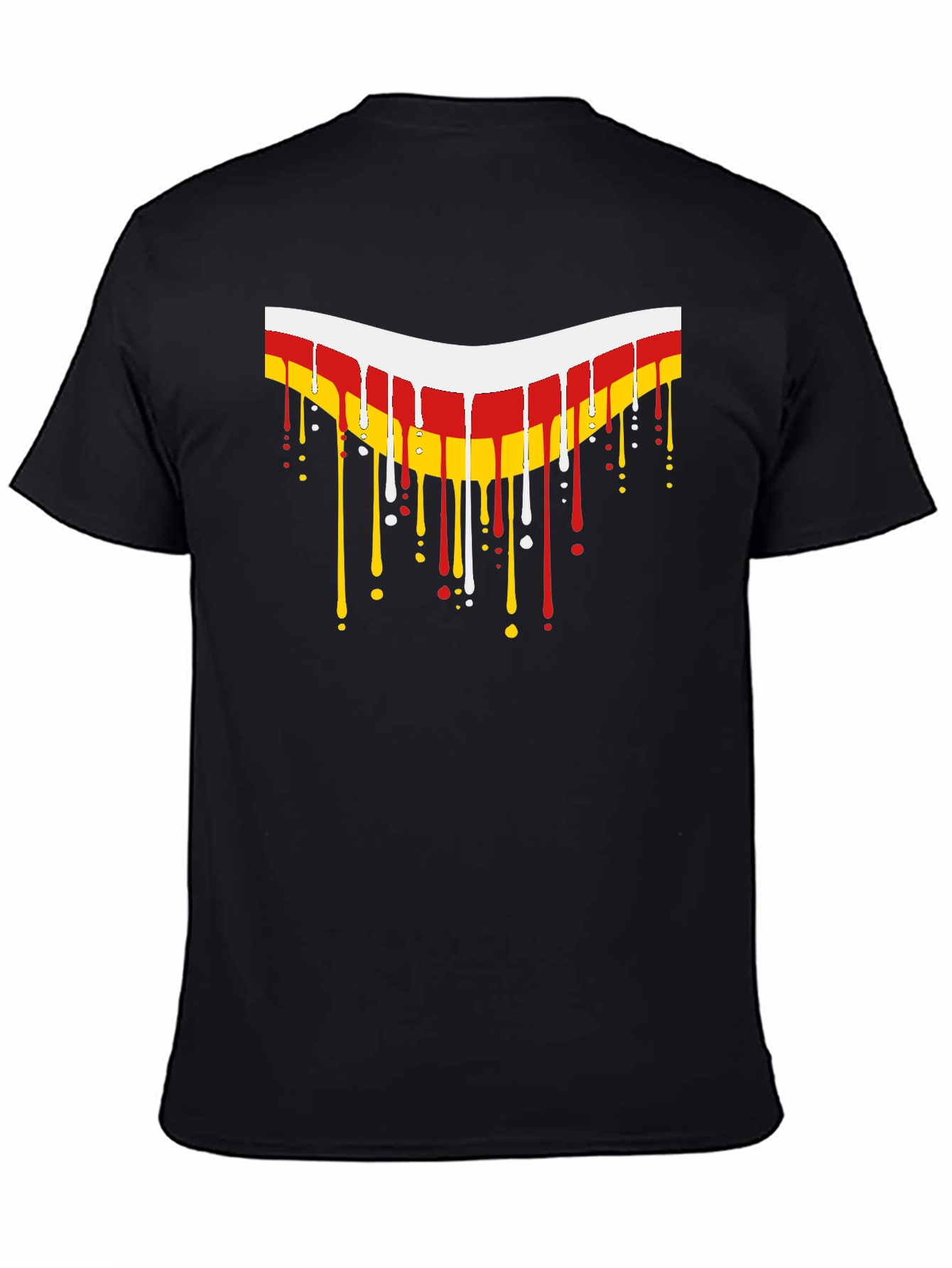 Dripping German Flag Style Graphic Tee