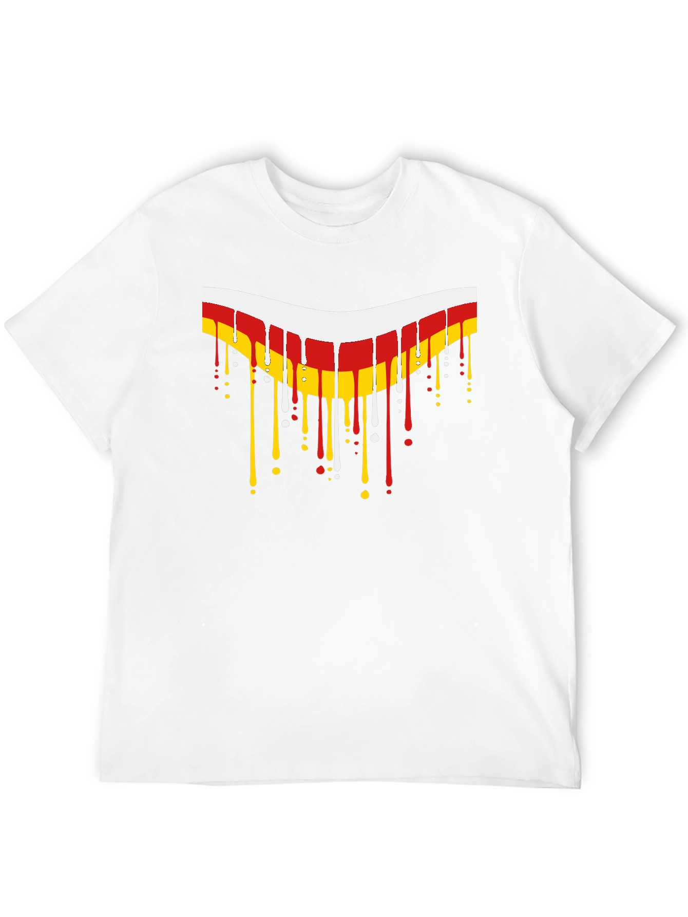 Dripping German Flag Style Graphic Tee