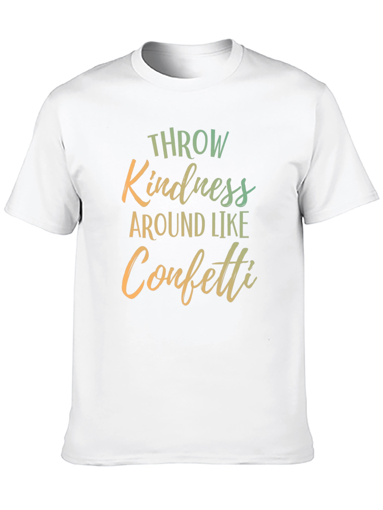 Kindness Confetti Graphic Tee - Inspiring Black T-Shirt