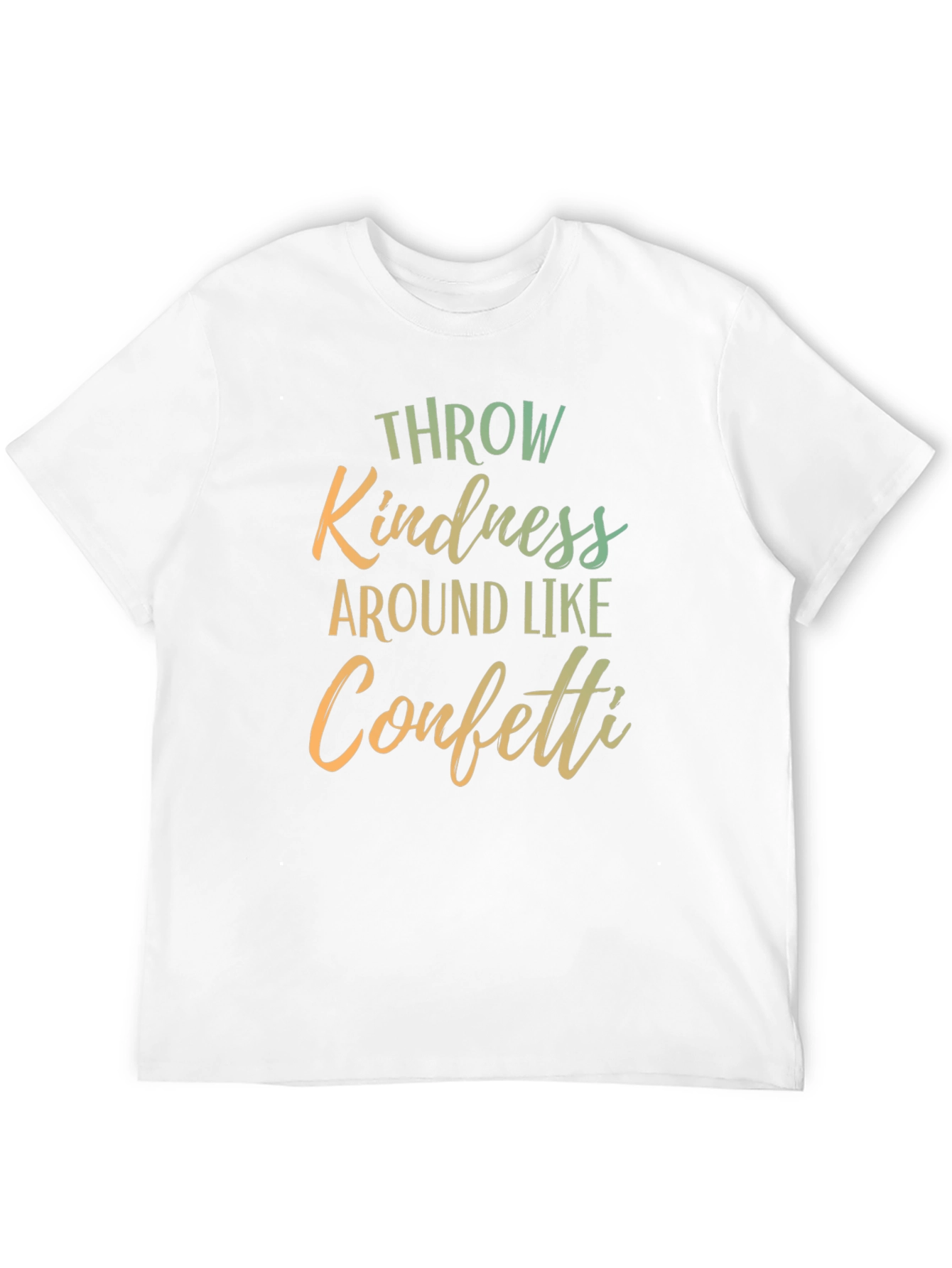 Kindness Confetti Graphic Tee - Inspiring Black T-Shirt