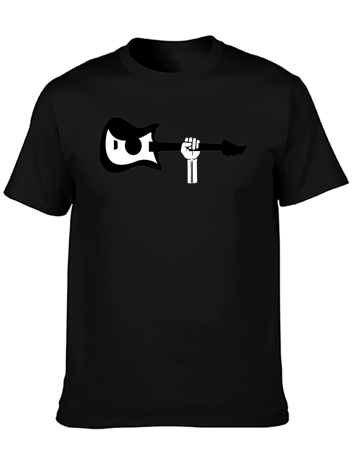 Guitar Power Fist Graphic T-Shirt