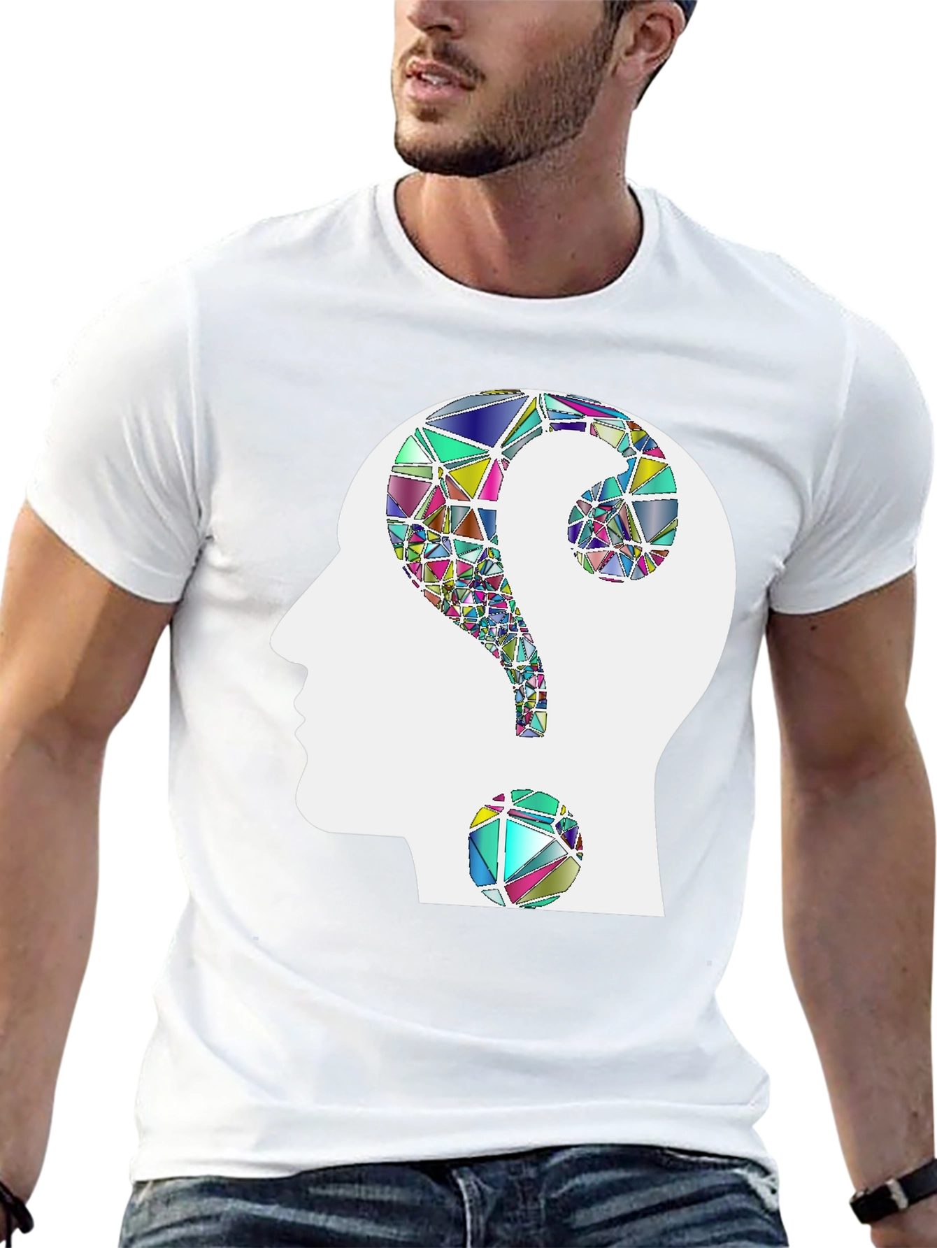 Thinking Question Mark Head T-Shirt