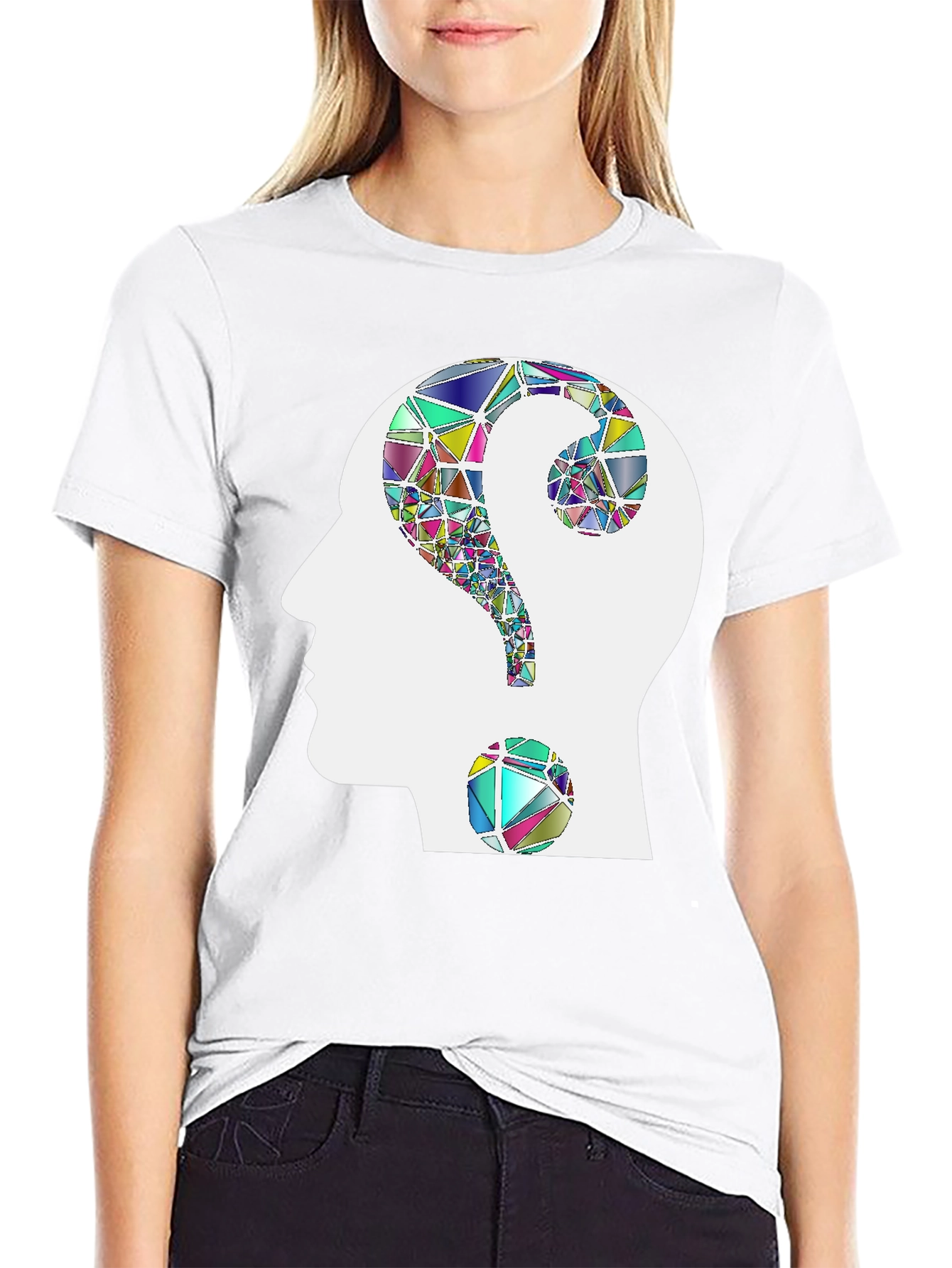 Thinking Question Mark Head T-Shirt