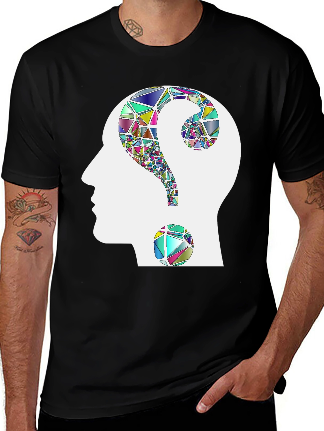 Thinking Question Mark Head T-Shirt
