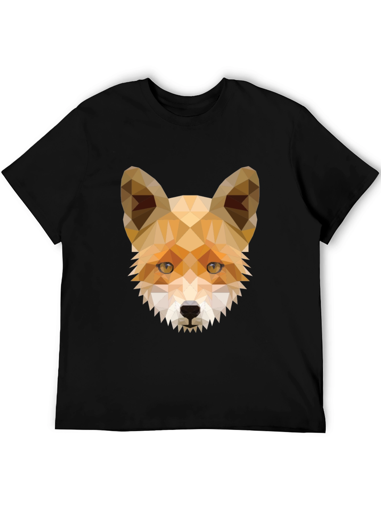 Geometric Fox Head T-Shirt