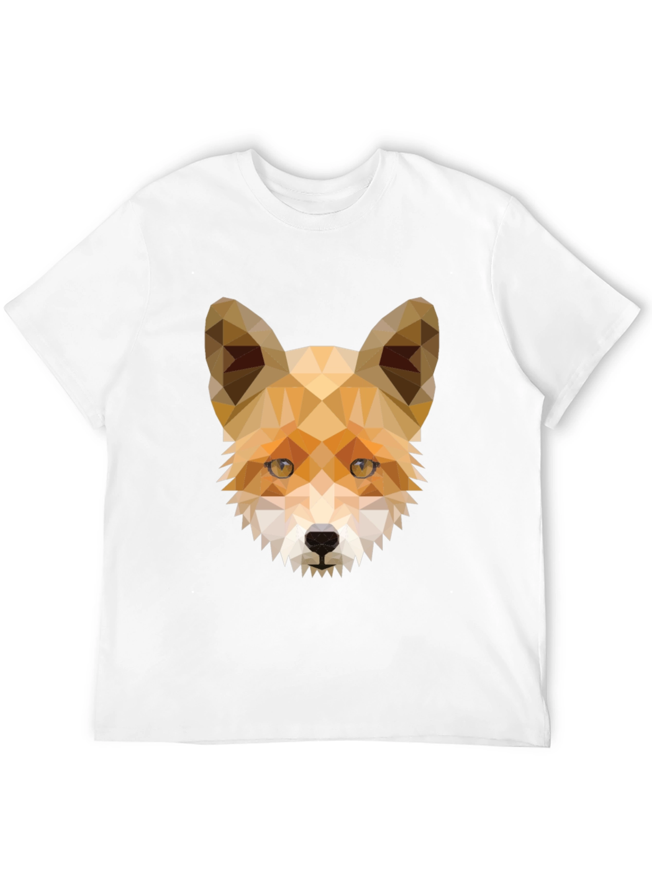 Geometric Fox Head T-Shirt