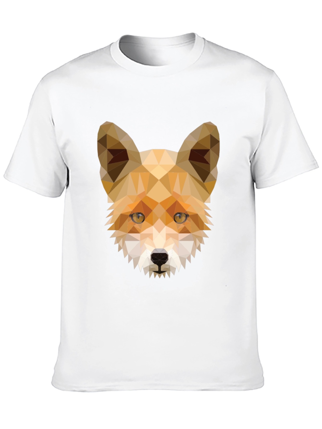 Geometric Fox Head T-Shirt