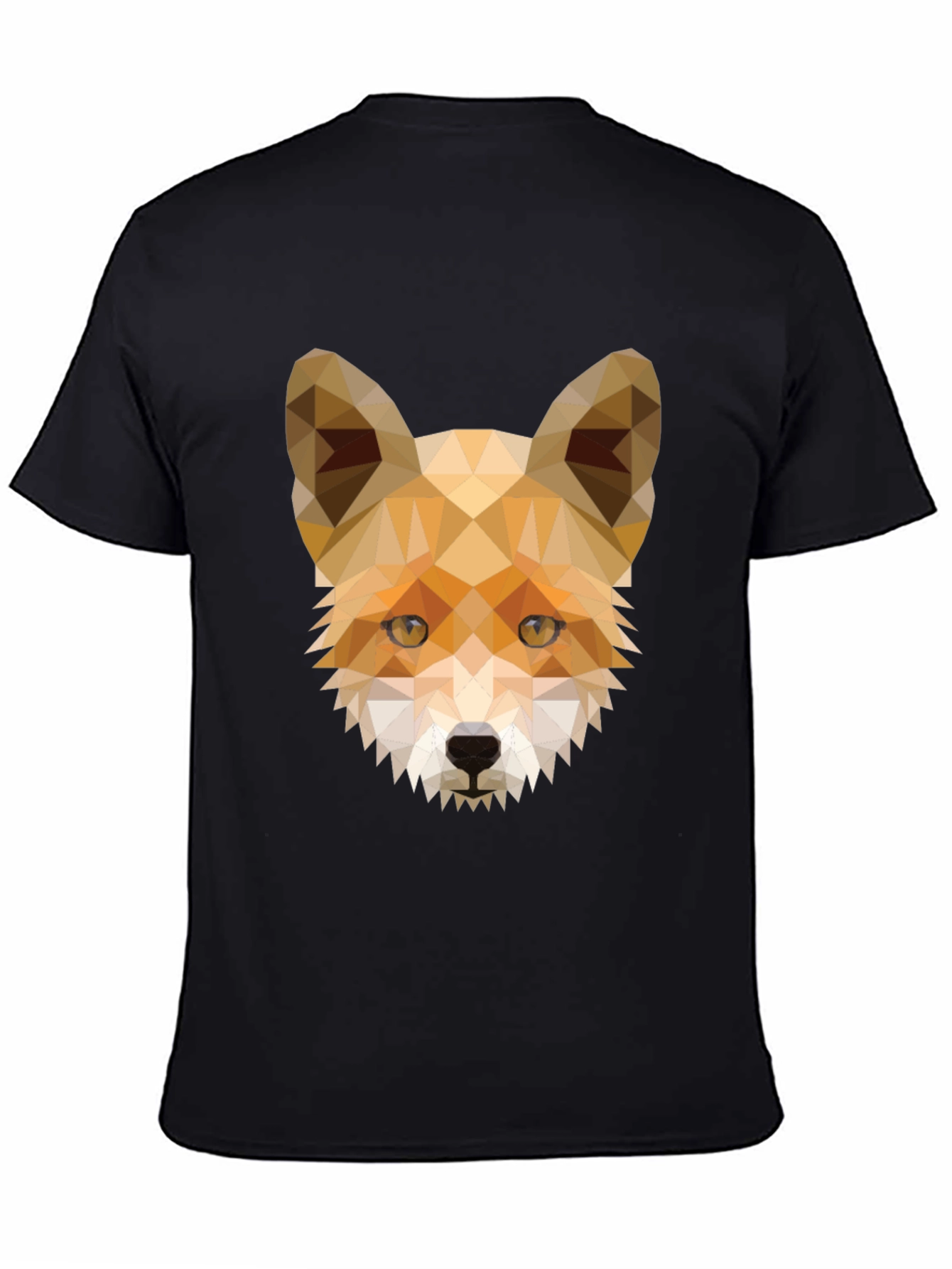 Geometric Fox Head T-Shirt