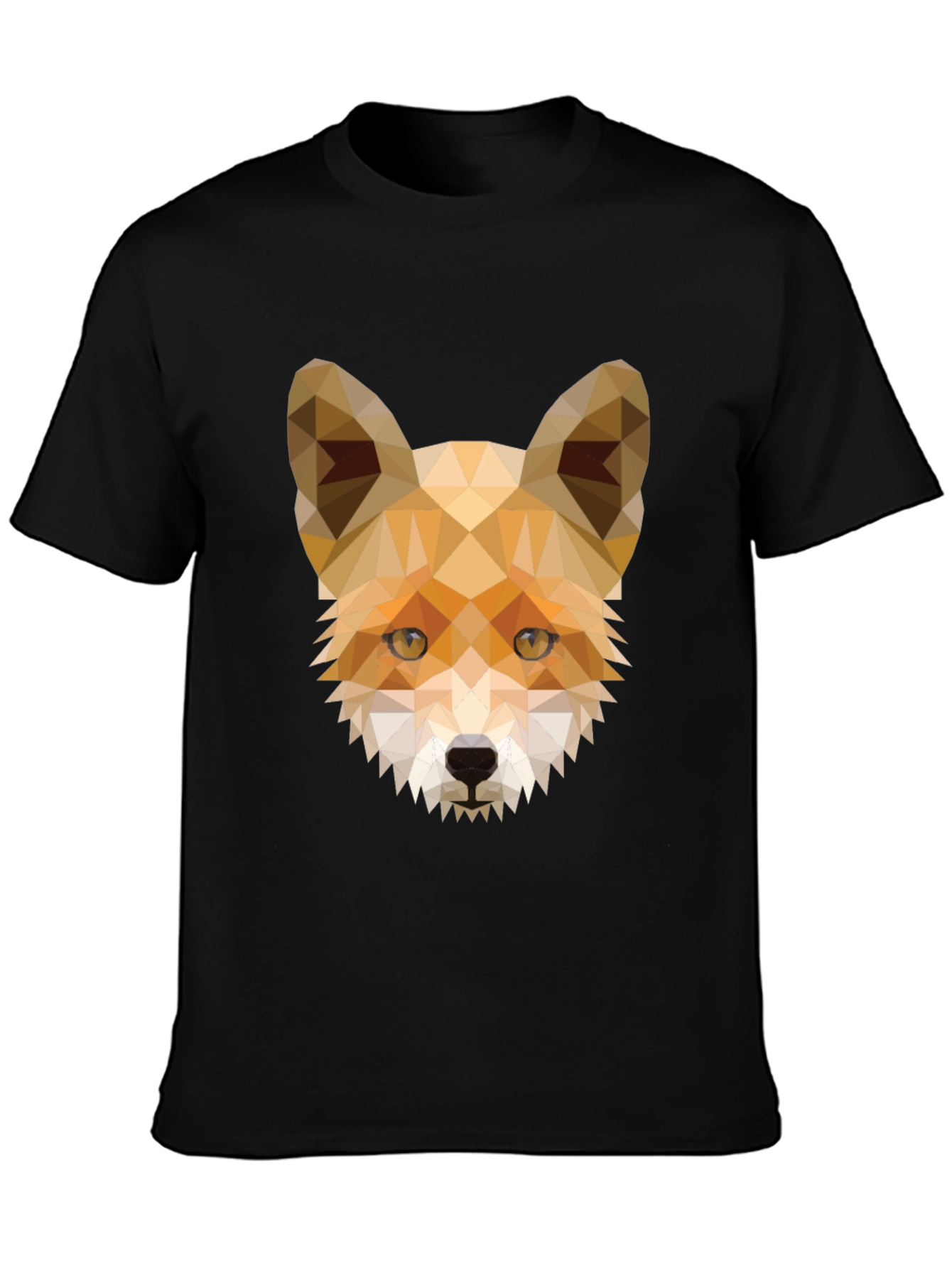 Geometric Fox Head T-Shirt