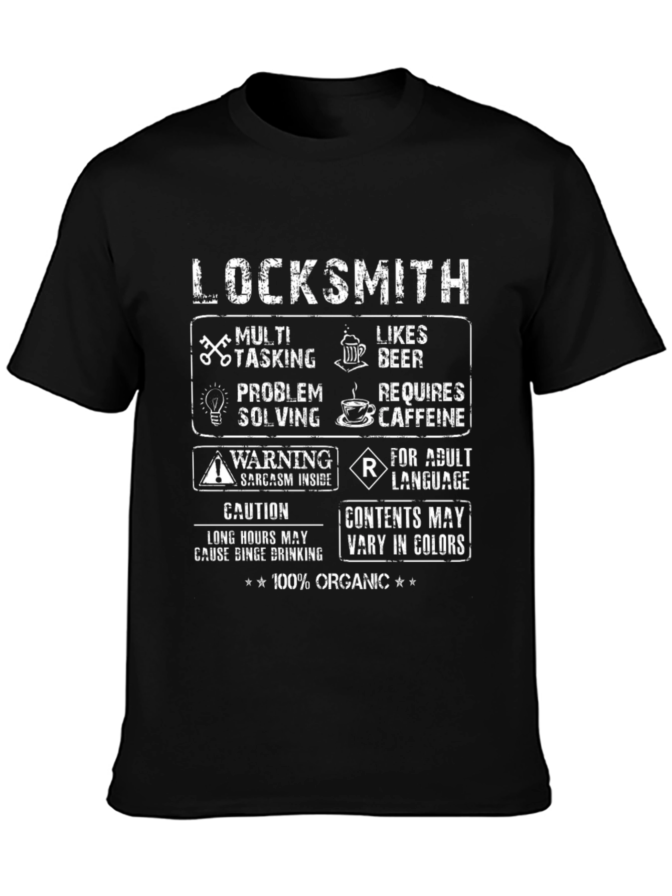 Locksmith Graphic T-Shirt - 100% Organic Cotton