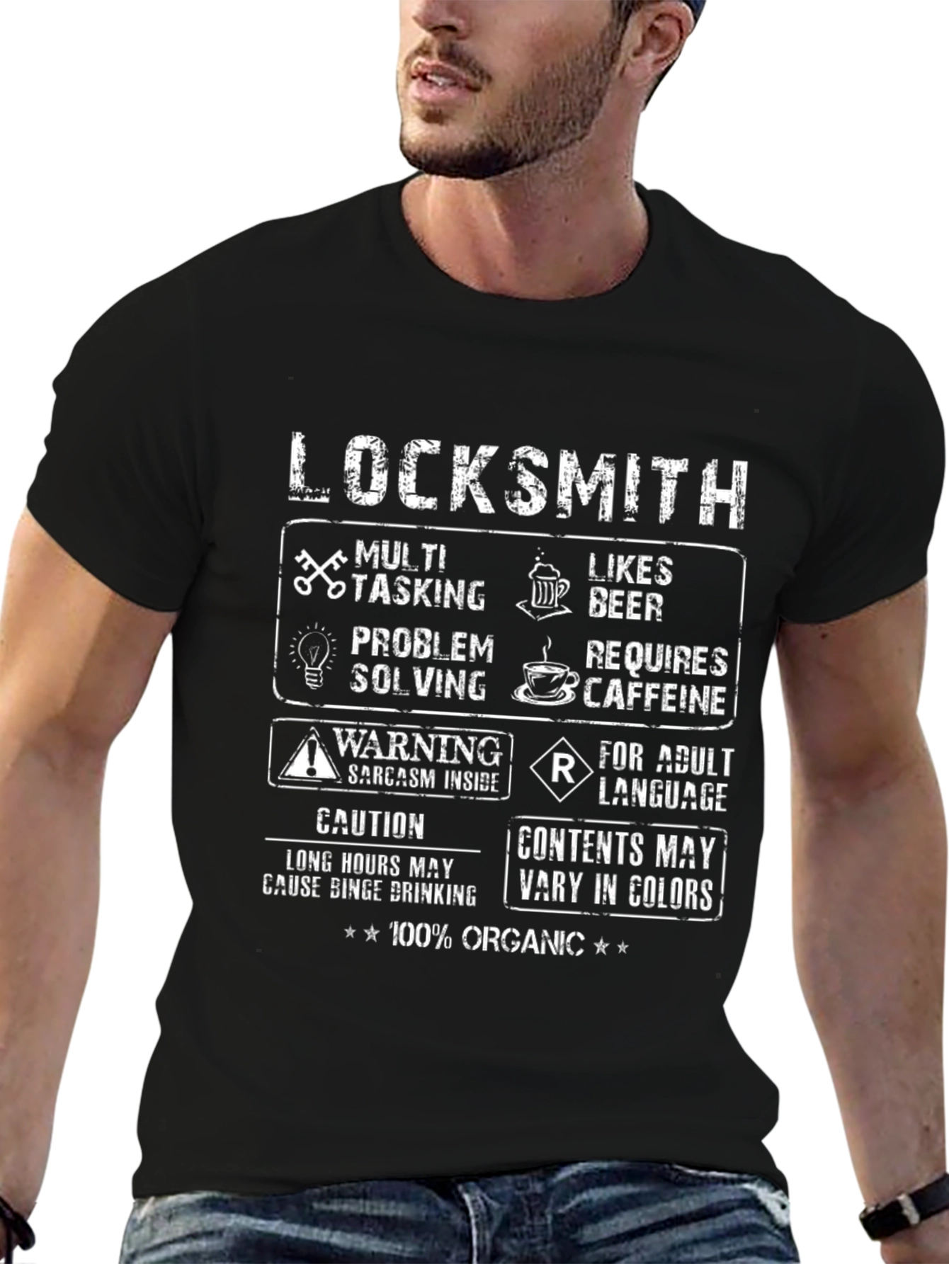 Locksmith Graphic T-Shirt - 100% Organic Cotton