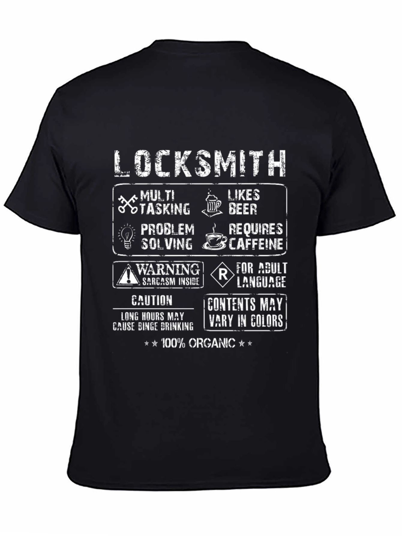 Locksmith Graphic T-Shirt - 100% Organic Cotton