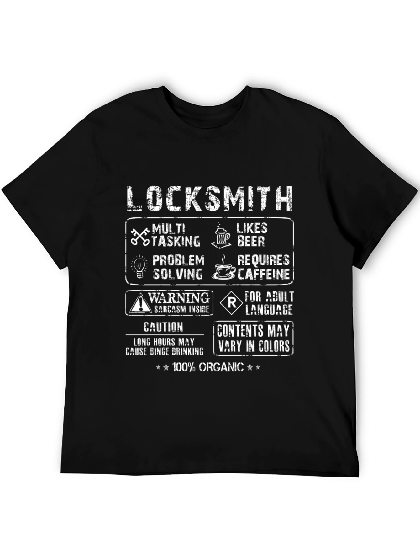 Locksmith Graphic T-Shirt - 100% Organic Cotton