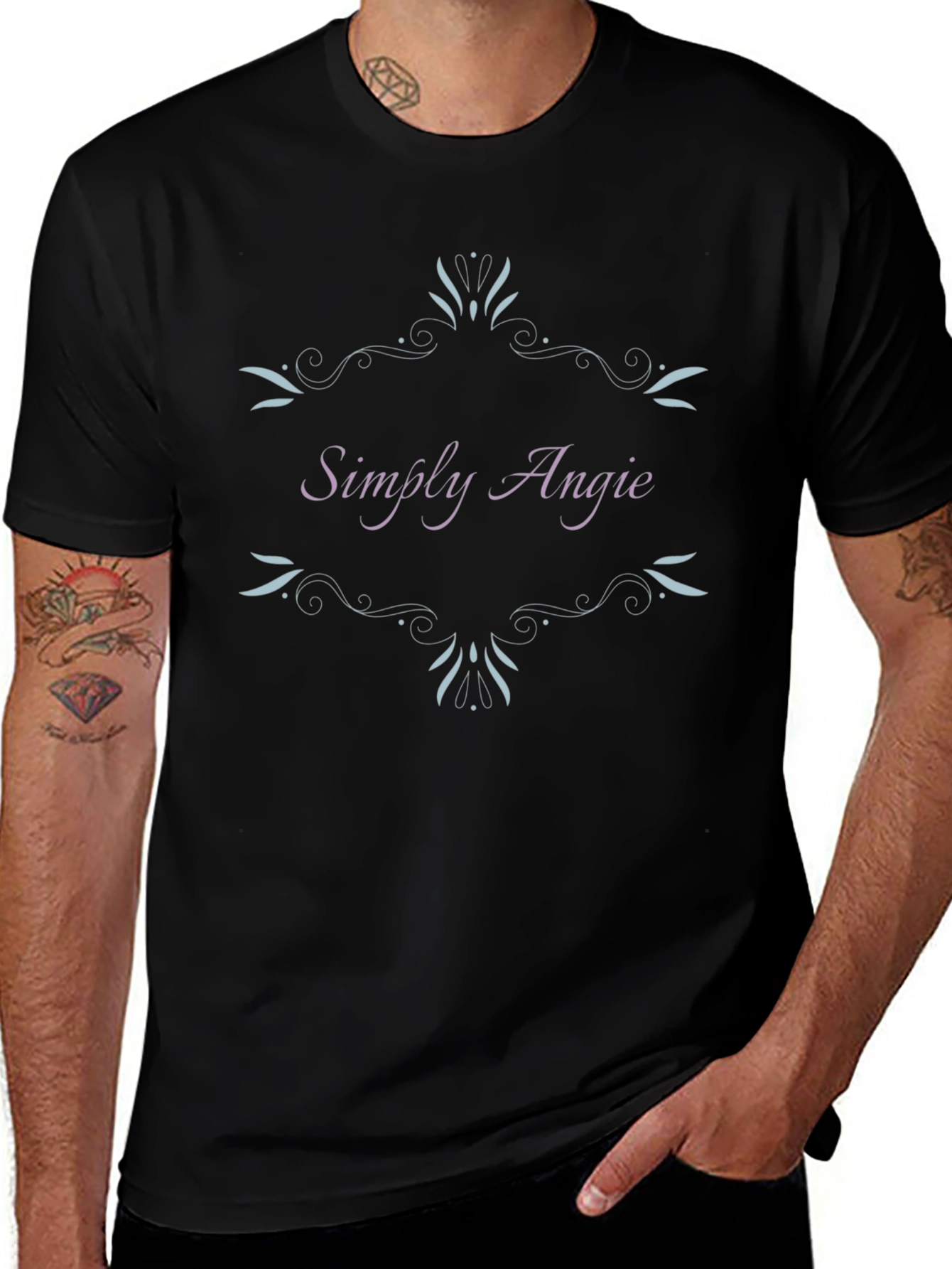 Simply Angie Black T-Shirt